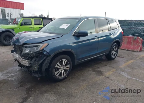 2018 Honda Pilot Ex-L from USA, damaged, VIN 5FNYF6H89JB025206